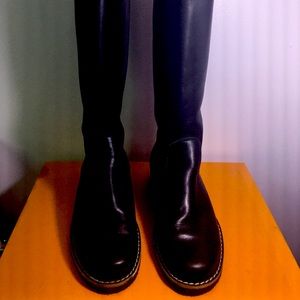 Roots Tall Black Leather Boots